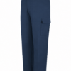 Navy Relaxed Straight Cargo Pants