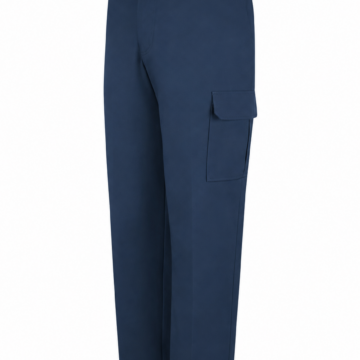 Navy Relaxed Straight Cargo Pants