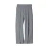 Grey Tailored Straight Pants
