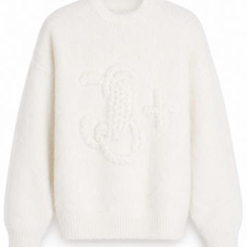 Off-White Oversized Cable Knit Sweater