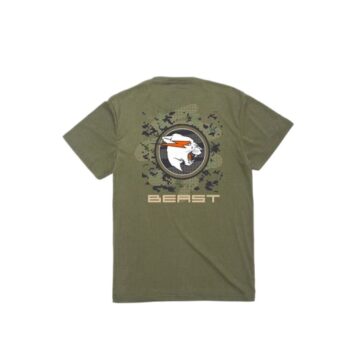 Olive Green Graphic Print T-Shirt